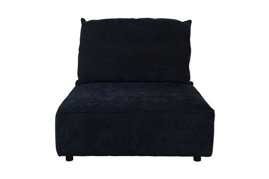 1-seater sofa element in blue fabric Hunter