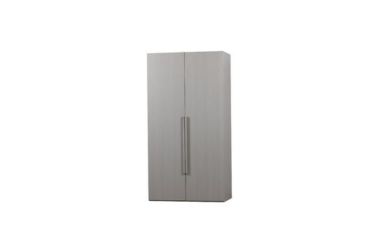 2 door cabinet in grey walnut veneer Rens Clipped