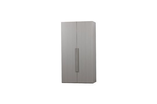 2 door cabinet in grey walnut veneer Rens Clipped