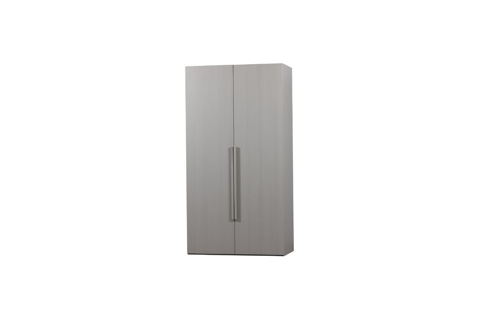 2 door cabinet in grey walnut veneer Rens Woood