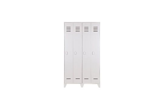 2-door white wooden locker Stijn Clipped
