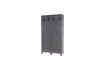 Miniature 2-door wooden locker anthracite Stijn 7