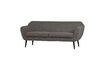 Miniature 2 seater sofa in dark grey fabric Rocco 4