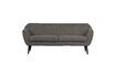 Miniature 2 seater sofa in dark grey fabric Rocco 1