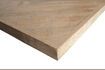 Miniature 200x90 mango wood herringbone table with U-shaped legs Tablo 6