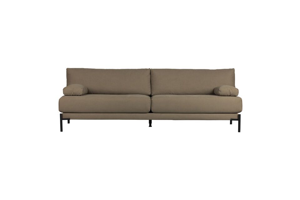 3 seater brown fabric sofa Sleeve Vtwonen