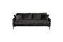 Miniature 3-seater Houda sofa in anthracite colour Clipped