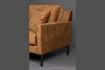 Miniature 3-seater Houda sofa in caramel colour 5