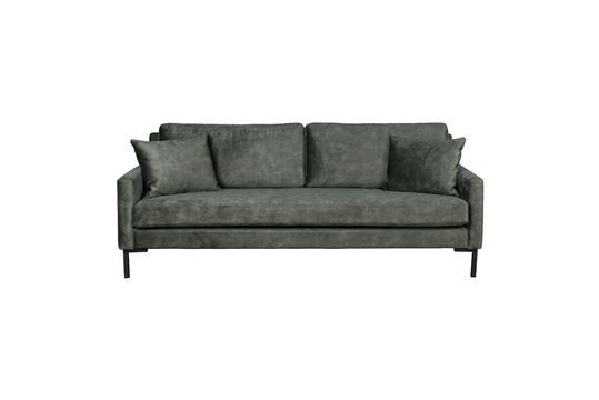 3-seater Houda sofa in forest colour Clipped