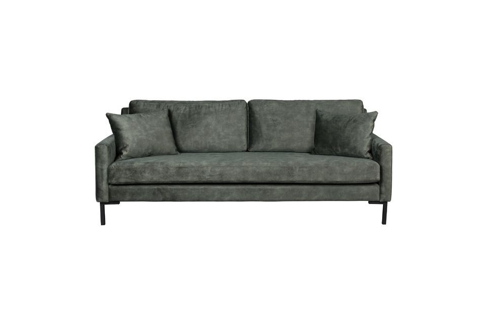 3-seater Houda sofa in forest colour - 9