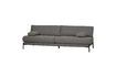 Miniature 3 seater sofa in anthracite fabric Sleeve 3