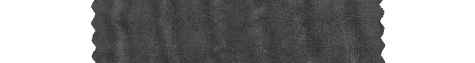 Material Details 3 seater sofa in anthracite fabric Sleeve