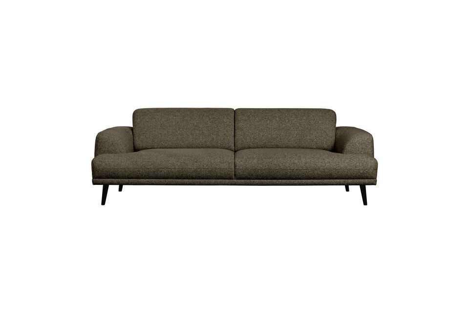 3 seater sofa in brown fabric Brush Vtwonen