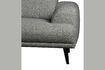 Miniature 3 seater sofa in dark grey fabric Brush 5