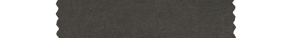 Material Details 3 seater sofa in dark grey fabric Sleeve