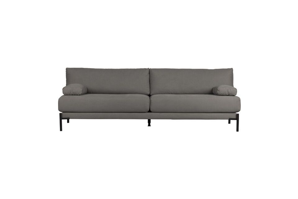 3 seater sofa in dark grey fabric Sleeve Vtwonen
