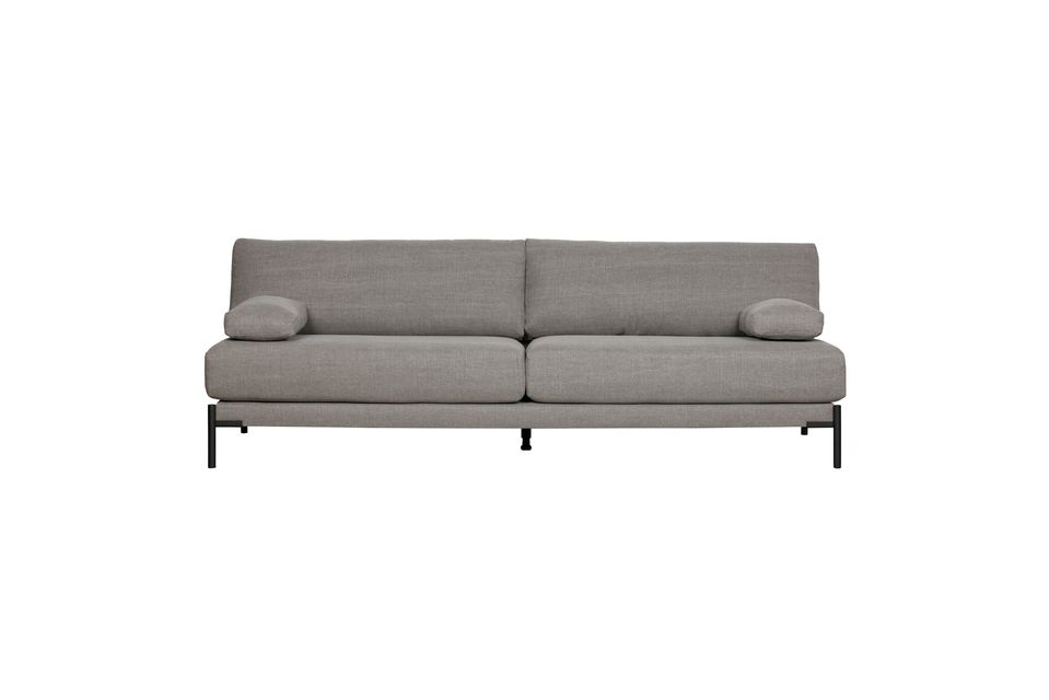 3 seater sofa in gray fabric Sleeve Vtwonen