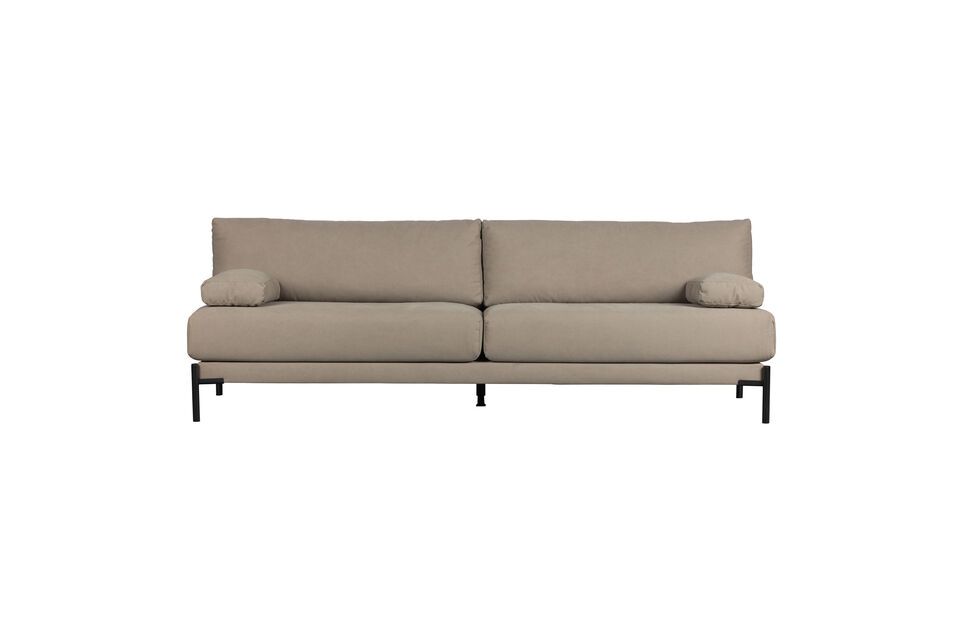 3 seater sofa in light brown fabric Sleeve Vtwonen