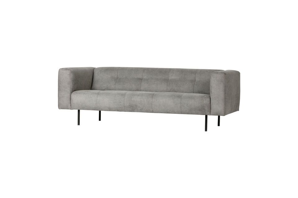3-seater sofa in light grey fabric Skin Vtwonen