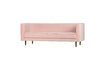 Miniature 3 seater sofa in pale pink velvet Studio 5