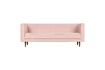 Miniature 3 seater sofa in pale pink velvet Studio 1