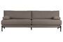 Miniature 3 seater sofa in taupe fabric Sleeve Clipped