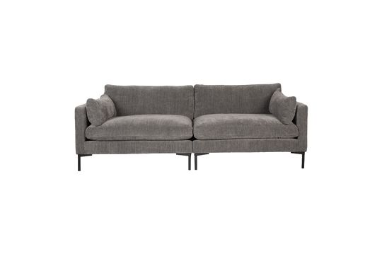 3-seater Summer Sofa anthracite grey Clipped