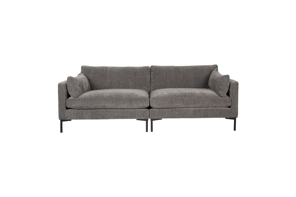 3-seater Summer Sofa anthracite grey - 7