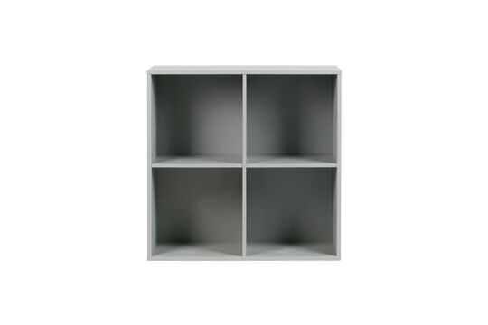 4-door open cabinet in grey metal PIN Clipped