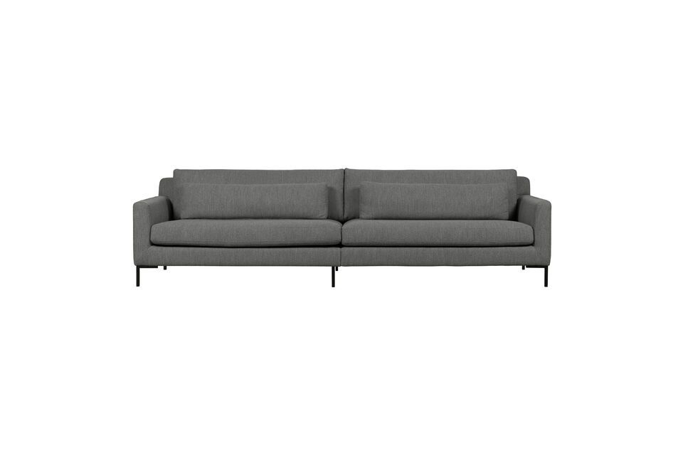 4-seater sofa in dark gray fabric Hang Vtwonen