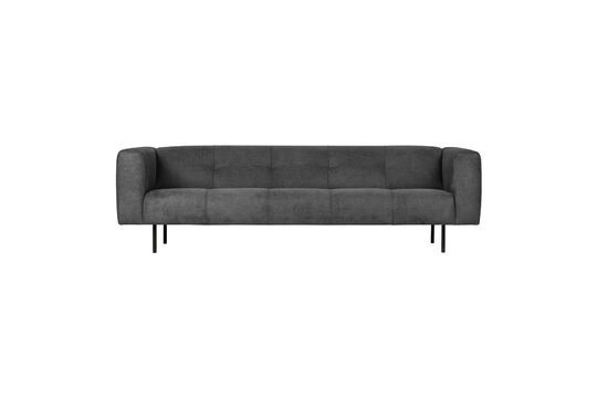 4-seater sofa in dark grey fabric Skin Clipped