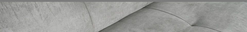 Material Details 4-seater sofa in light grey fabric Skin