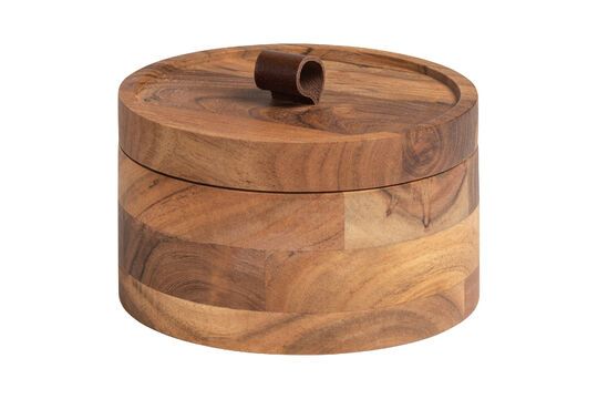 Acacia wood box beige Novan