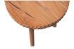 Miniature Acacia wood stool beige Manzi 4