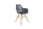 Miniature Albert Kuip Armchair Dark Grey Clipped