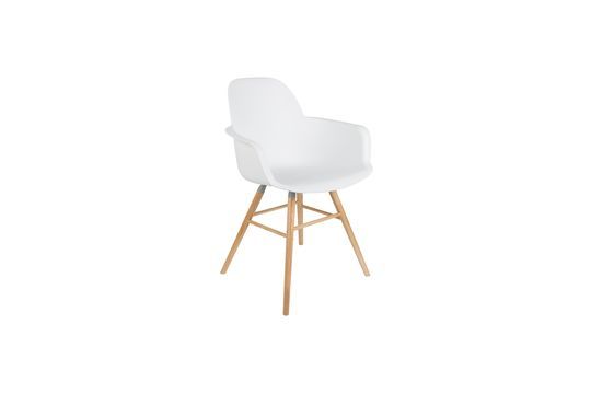 Albert Kuip Armchair White Clipped