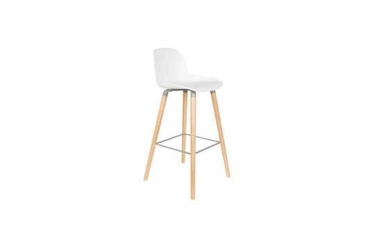 Albert Kuip Bar Stool White Clipped