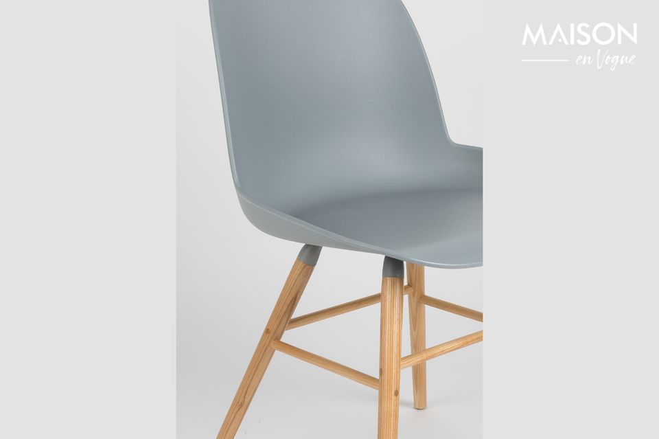 Albert Kuip Chair Light Grey - 5