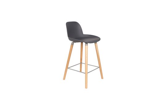 Albert Kuip Counter Stool Dark Grey Clipped