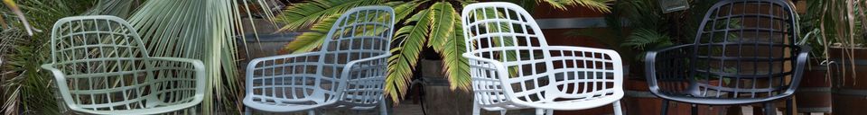 Material Details Albert Kuip garden armchair black