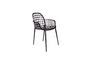 Miniature Albert Kuip garden armchair black Clipped