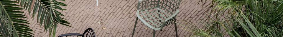 Material Details Albert Kuip green Garden armchair