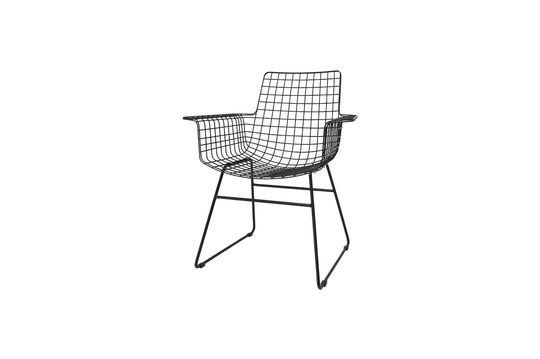 Altorf black wire with armrests Clipped