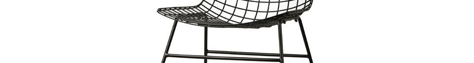Material Details Altorf Chair in black wire