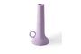 Miniature Aluminum lilac candle holder Spartan Clipped