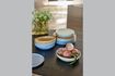 Miniature Amare light blue ceramic bread plate 6
