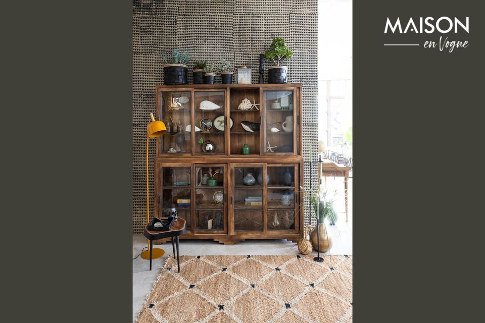 Elegance and durability with our mango bookcase.