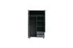 Miniature Anthracite wood cabinet with drawers Dennis 5
