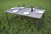 Miniature Antique elm upholsterer's table 1