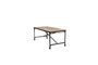 Miniature Antique elm upholsterer's table Clipped